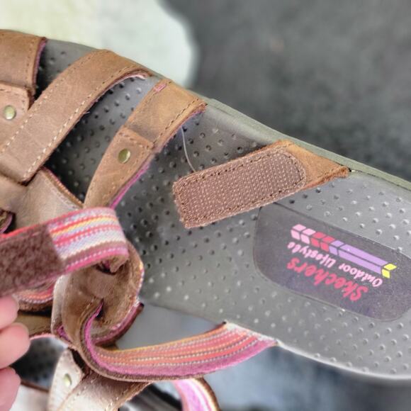 Skechers Outdoor Lifestyle Women's Sandals - Size 8- Hook & Loop Straps - Picture 11 of 11